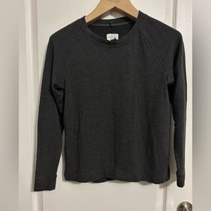 Lou & Grey Small Grey Signature Soft Sweatshirt Loungewear Cozy Loft